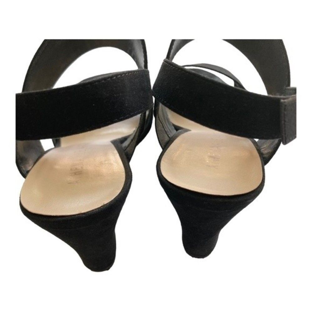 Athena Alexander Black Wedge Sandals - Picture 4 of 9